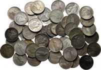 LOTS - Lot USA (50) All Morgan and Peace Dollars. Various qualities