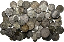 LOTS - Lot Worldcoins Mainly 20th century silver pieces, gross weight: 1150 g. Various qualities