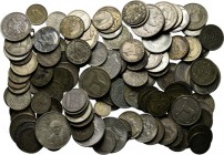 LOTS - Lot Worldcoins Mainly 19th and (mid) 20th century silver pieces.Gross weight 1400 g. Various qualities