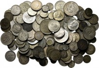 LOTS - Lot Worldcoins Mainly 19th and (mid) 20th century silver pieces.Gross weight 1400 g. Various qualities