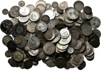 LOTS - Lot Worldcoins Mainly 19th and 20th century silver pieces. Extensive lot, nice to sort out!Gross weight 2347 g. Various qualities