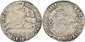 Snaphaan z.j, Silver, KAREL van Egmond meerderjarig 1492–1538 Nijmegen. Hertog te paard naar rechts, in de afsnede ✶ GEL ✶. Kz. Gelders wapen op een g...