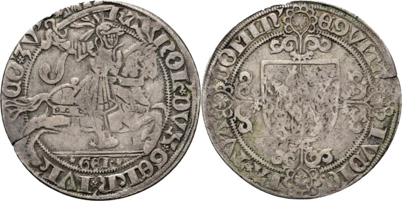 Snaphaan z.j, Silver, KAREL van Egmond meerderjarig 1492–1538 Nijmegen. Hertog t...