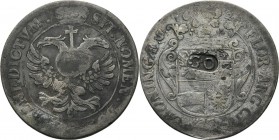 28 stuiver 1692, Silver Type II. Gekroonde dubbele adelaar met rijksappel op de borst. Kz. gekroond stadswapen, jaartal boven de kroon, waardeaanduidi...