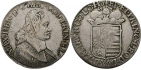 HEERLIJKHEDEN & STEDEN / LES SEIGNEURIES & VILLES - Patagon 1678, Silver, MAXIMILIEN HENRI de Bavière 1650–1688, LIEGE-LUIK Buste sans bonnet à droite...