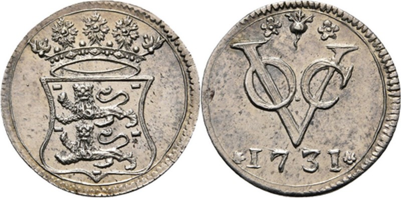 PROVINCIALE MUNTEN - Zilveren duit 1731, Silver, West–Friesland Gekroond geweste...