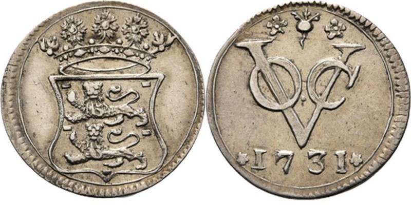 PROVINCIALE MUNTEN - Zilveren duit 1731, Silver, West–Friesland Gekroond geweste...