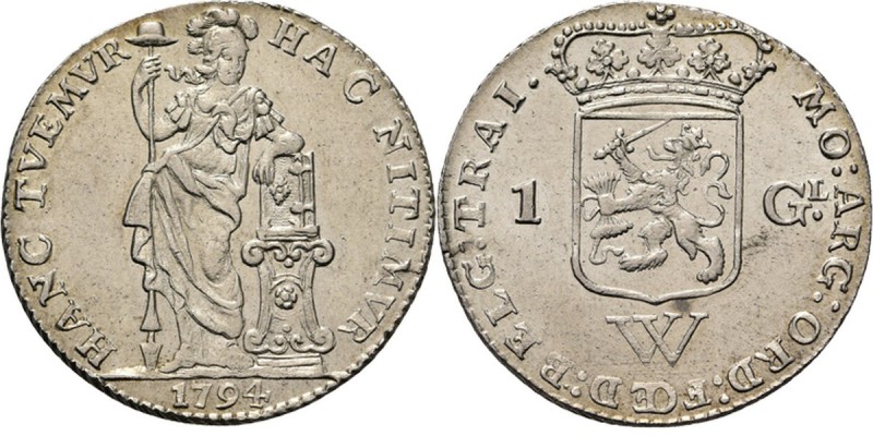 NEDERLANDS WEST-INDIË / THE DUTCH WEST-INDIES - 1 Gulden 1794, Silver, WEST-INDI...