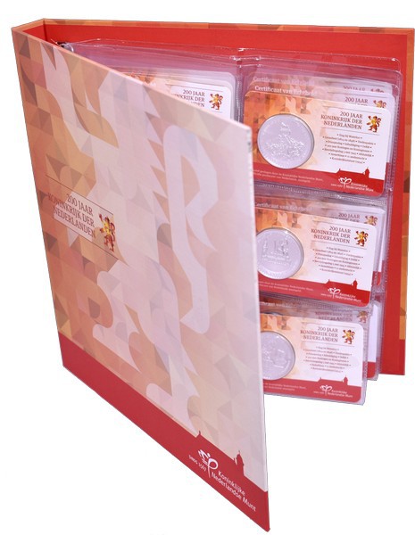 Lot moderne KNM uitgiften Bestaande uit de complete collectie '200 jaar Koninkri...
