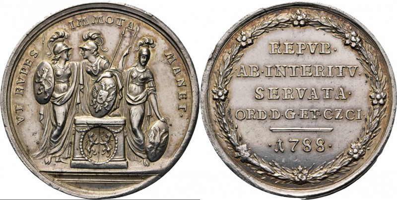 HISTORIEPENNIGEN - HISTORICAL MEDALS - BEHOUD VAN HET GEMENEBEST EN DE EENSGEZIN...