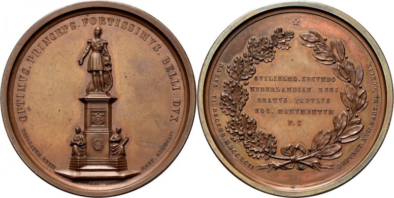 HISTORIEPENNIGEN - HISTORICAL MEDALS - ‘S-GRAVENHAGE. ONTHULLING VAN HET STANDBE...