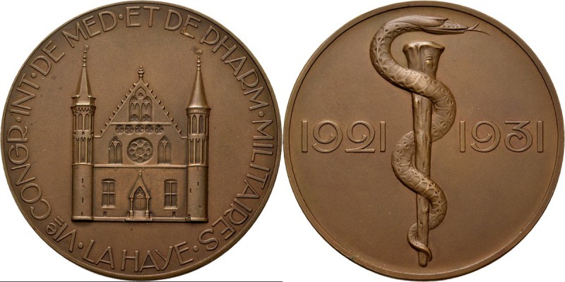 HISTORIEPENNIGEN - HISTORICAL MEDALS - 6e INTERNATIONALE CONGRES VOOR MILITAIRE ...