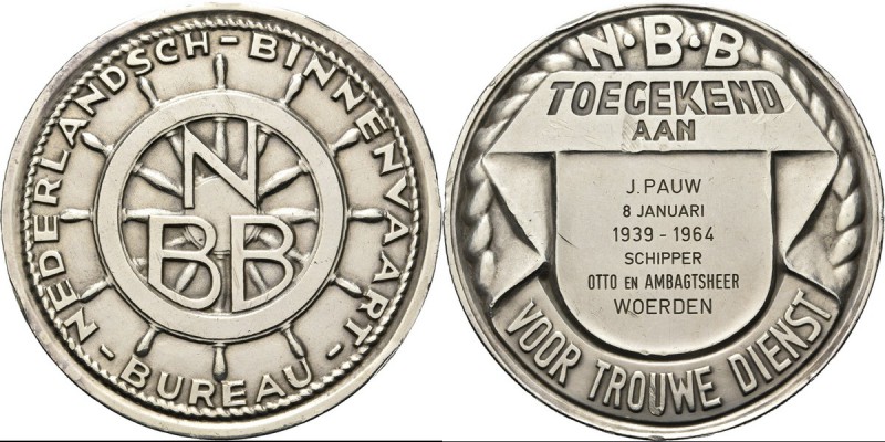 HISTORIEPENNIGEN - HISTORICAL MEDALS - TROUWE DIENST PENNING NEDERLANDSCH BINNEN...