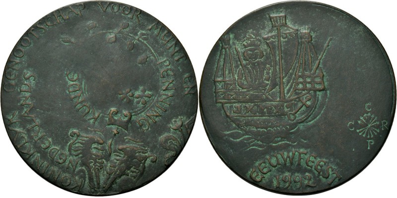 HISTORIEPENNIGEN - HISTORICAL MEDALS - EEUWFEEST KONINKLIJK NEDERLANDS GENOOTSCH...