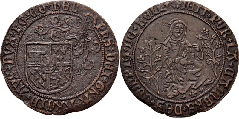JETONS - REKENPENNINGEN - LEGPENNING VOOR DE REKENKAMER VAN HOLLAND. (1497) Inhu...