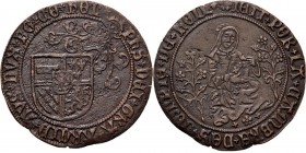 JETONS - REKENPENNINGEN - LEGPENNING VOOR DE REKENKAMER VAN HOLLAND. (1497) Inhuldiging als graaf van Holland. Wapenschild van Philips de Schone, bekl...