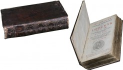 HISTORISCHE GEDENKPENNINGEN VAN LODEWYK DEN XIV 1712, Goeree, J., Amsterdam ± 325 Pagina's met Nederlandstalige tekst en kopergravures. Gebonden in le...