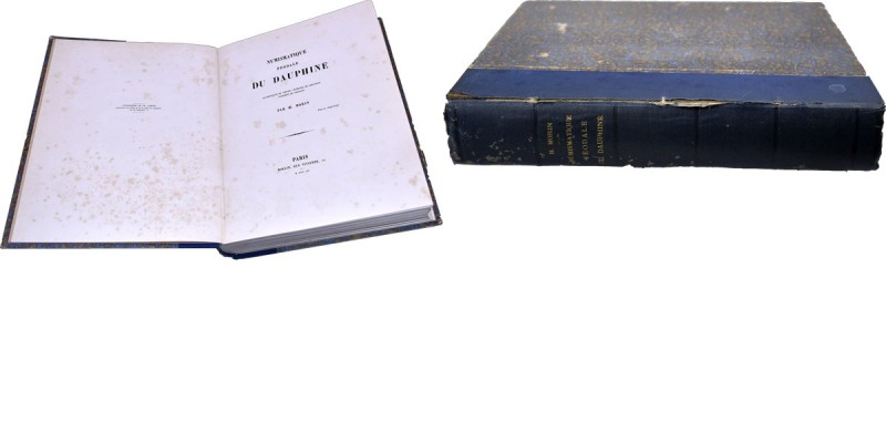 NUMISMATIQUE FÉODALE DU DAUPHINÉ 1854, Morin-Pons, H., Parijs Compleet, 390 Pagi...