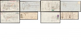 Lot wisselbrieven. O.a. Tweeden wisselbrief Gouverneur-Generaal van Nederlands-Indië, gedateerd 9 Maart 1881, groot 50.000 Gulden etc...