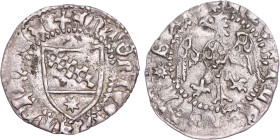 Aquileia. Antonio II Panciera, Patriarch 1402-1412 AD. AR Denaro