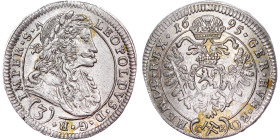 Leopold I. (1657-1705) 3 Kreuzer 1695 CK