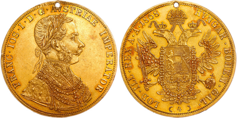 Francis Joseph I, Austrian Empire
4 Ducat 1868 A Vienna

Franz Joseph I., Kaiser...
