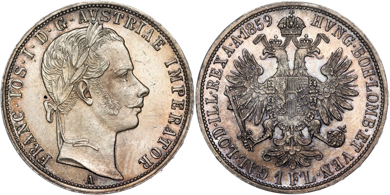 Francis Joseph I, Austrian Empire
Gulden / Florin 1859 Vienna

Franz Joseph I., ...