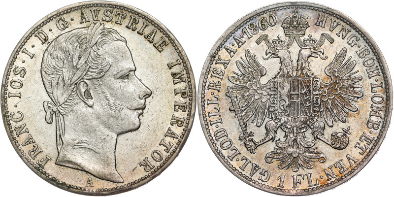 Francis Joseph I, Austrian Empire
Gulden / Florin 1860 Vienna

Franz Joseph I., ...