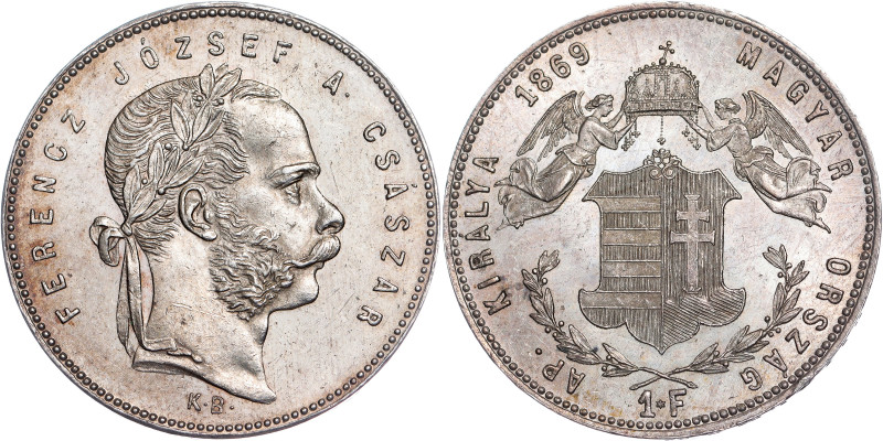 Francis Joseph I, Austrian Empire
Gulden / Florin 1869 Körmöcbánya

Franz Joseph...