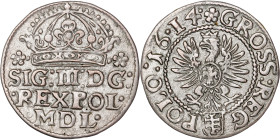 Poland – Sigismund III Vasa Groschen (Grosz) 1614