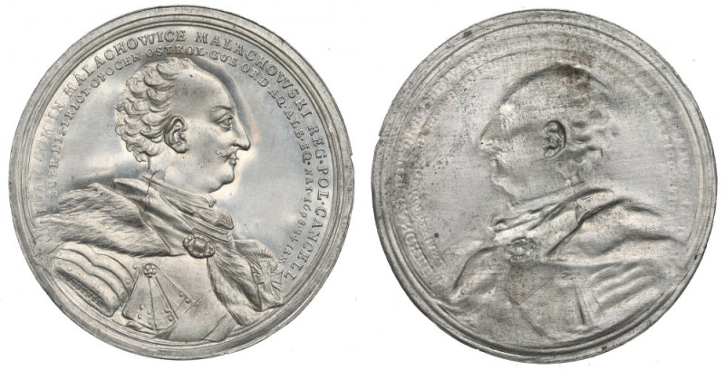 Polska, Jednostronna odbitka medalu Jan Małachowski 1748 Ciekawa jednostronna od...