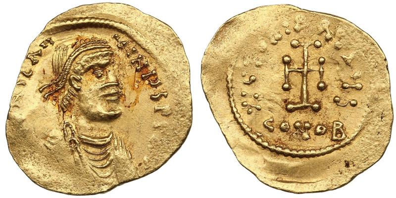 Byzantine Empire (Constantinople) AV Tremissis, AD 669-674 – Constantine IV (AD ...