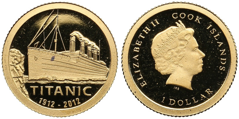 Cook Islands 1 Dollar 2012 - 100th Anniversary of the Titanic
0.51g. 999‰. PROOF...