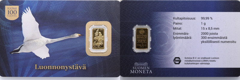 Finland Gold Bar 2017 - 100th Anniversary of Finland Independence - Nature lover...