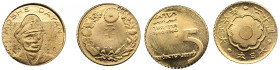 Group of Israel & Japan Fantasy gold coins (2)
0.30g.; 0.31g. UNC.