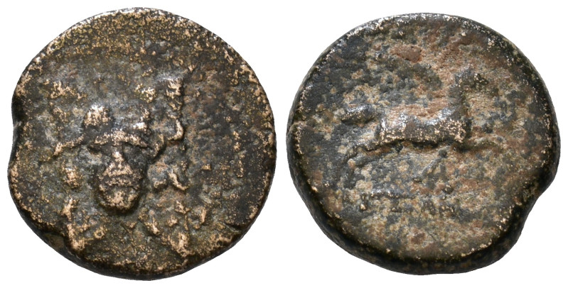 Seleukid Kingdom. Antioch on the Orontes. Alexander I Balas 152-145 BC. AE 12mm,...