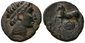 SELEUKID KINGS of SYRIA. Seleukos II Kallinikos, 246-225 BC. AE 15mm, 2,91g