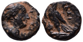 PTOLEMAIC KINGS of EGYPT. Berenike II, wife of Ptolemy III, circa 244/3-221 BC. Æ Chalkous, Herakleia by the Sea or Seleukeia in Pieria. BAΣI[Λ BEPEN]...