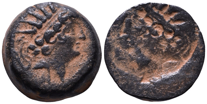 SELEUKID KINGS of SYRIA. Antiochos VIII Epiphanes . 121/0-97/6 BC. Brockage 19mm...