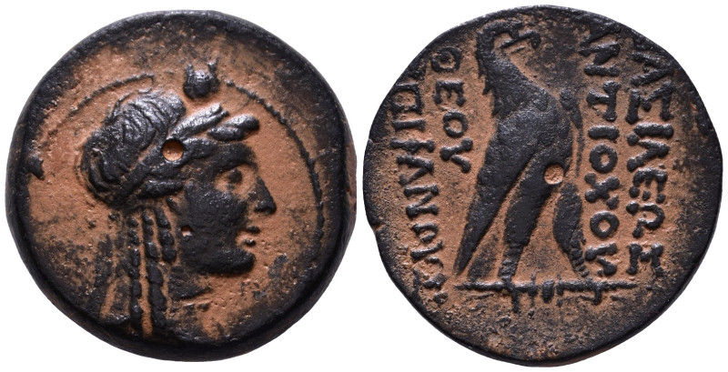 SELEUKID KINGS of SYRIA. Antiochos IV Epiphanes 175-164 BC. 'Egyptianizing' seri...