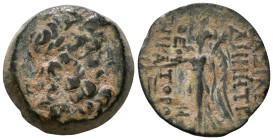 SELEUKID EMPIRE. Demetrios II Nikator. First reign, 146-138 BC. Æ 16mm, 5,46g