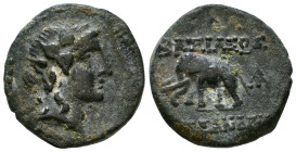 SELEUKID KINGS of SYRIA. Alexander I Balas, 152-145 BC AE 14mm, 2,25g