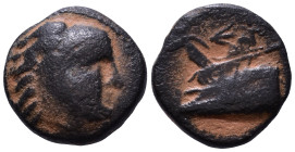 SELEUKID KINGS of SYRIA. Seleukos II Kallinikos, 246-225 BC. AE 14mm, 3,40g *Repatinated*