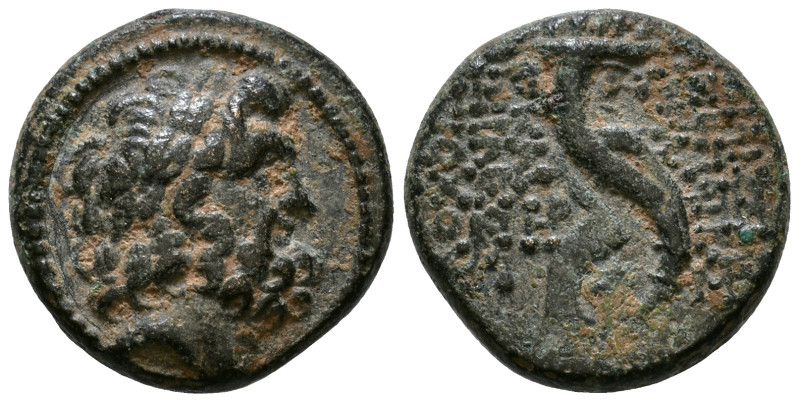 SELEUKID KINGS of SYRIA. Cleopatra Thea and Antiochos VIII. 125-121 BC. Laureate...