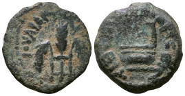 JUDAEA. Procurators. Pontius Pilate, 26-36. Prutah AE 16mm, 2,20g