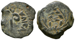 JUDAEA. Procurators. Pontius Pilate, 26-36. Prutah AE 15mm, 2,24g