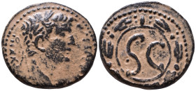 SYRIA, Seleucis and Pieria. Antioch. Tiberius, 14-37. AE 28mm, 15,36g *Repatinated*