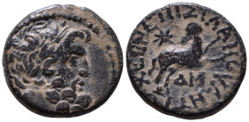 SYRIA, Seleukis and Pieria. Antioch. Pseudo-autonomous issue, time of Augustus, 27 BC-14 AD. AE 19mm, 6,67g *Repatinated*