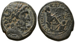 SYRIA, Seleucis and Pieria. Antioch. Pseudo-autonomous issue, time of Augustus, 27 BC - 14 AD, P. Quinctilius Varus, governor under Augustus 5/4 BC. A...