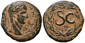 SYRIA, Seleucis and Pieria. Antioch. Nero, 54-68. AE 22mm, 6,29g *Repatinated*